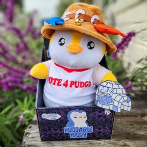 Vote 4 Pudgy Penguin Plush Fisherman Flynn Shirt & Hat Collectible Soft Figure P